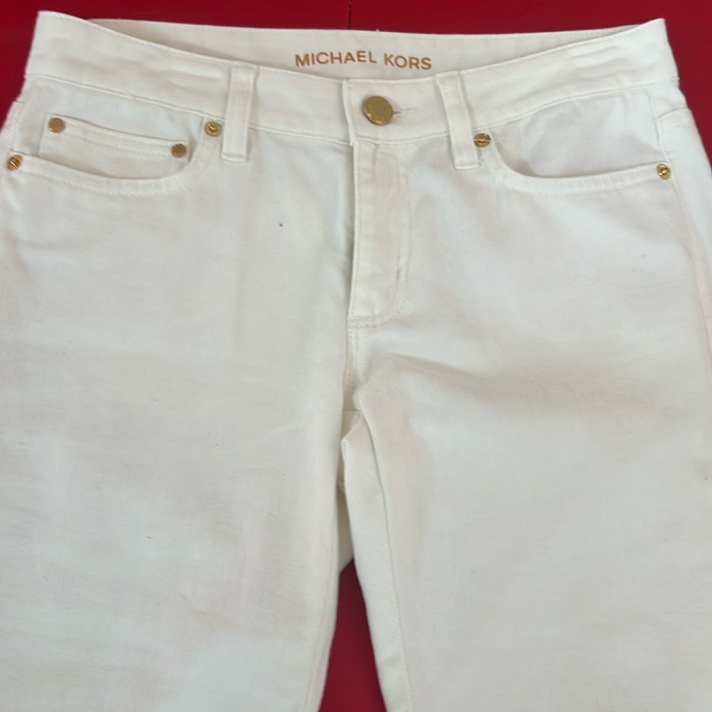 MKors New white jeans